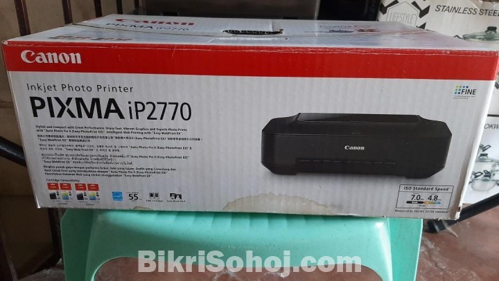 Canon Pixma iP 2770 Inkjet Printer With Original Cartridge